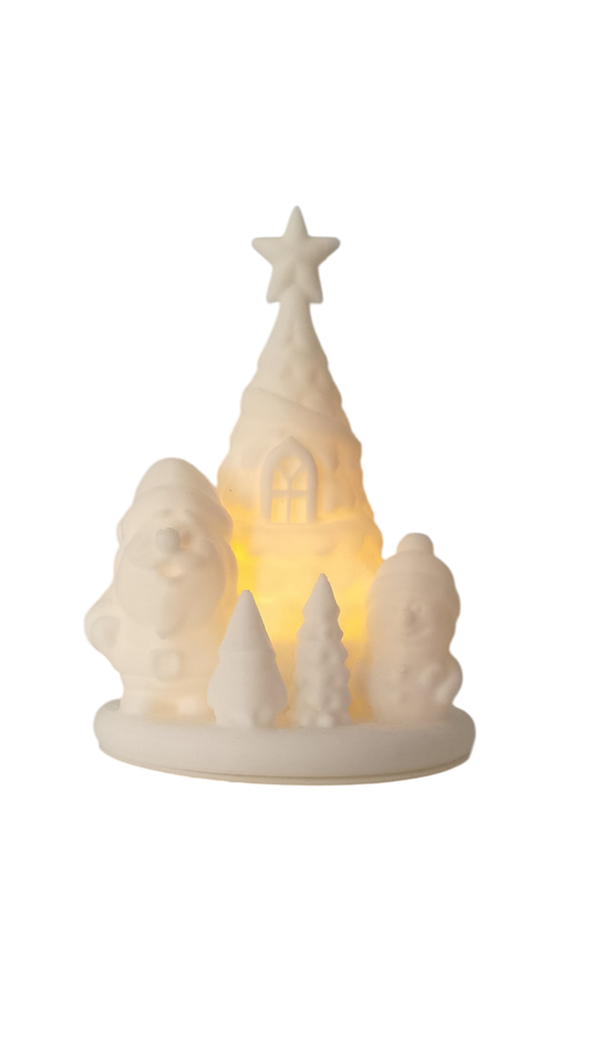 Winter Glow Village – Escena Navideña Iluminable
