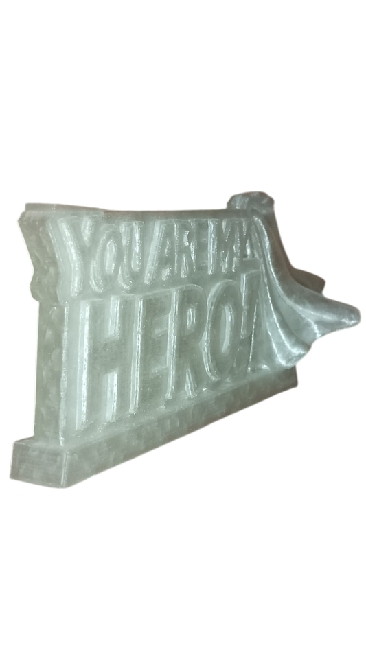 Hero Glow – Letrero Decorativo