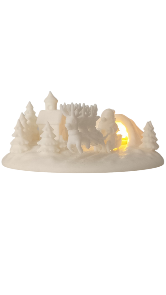 Santa’s Glow Village – Villa Navideña Iluminada
