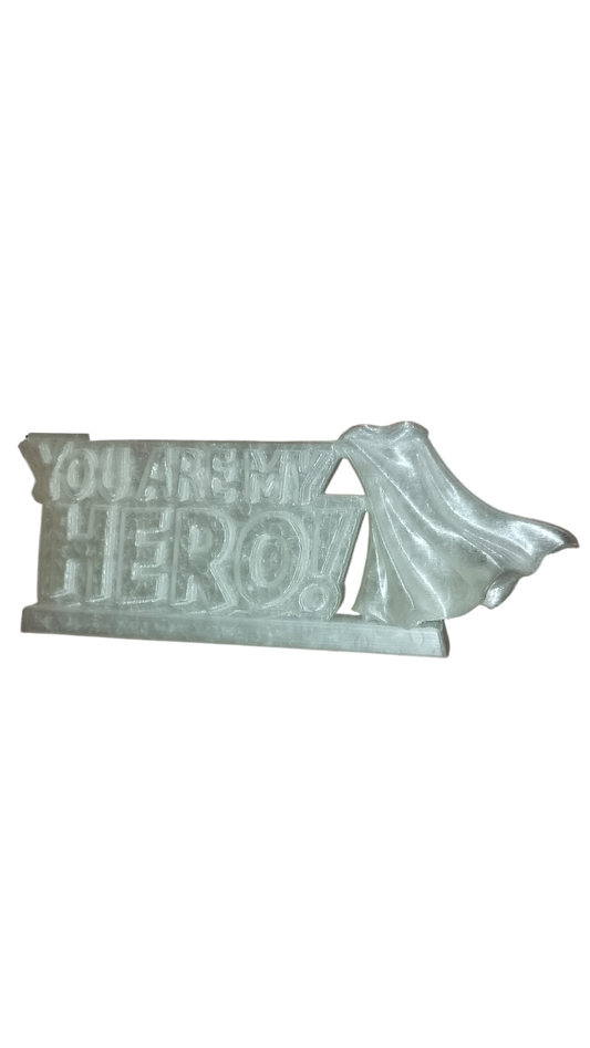 Hero Glow – Letrero Decorativo